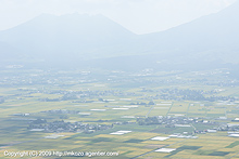 大観峰から阿蘇を望む